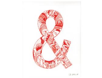 Limited Edition '&' Print by Lorin Brown '05