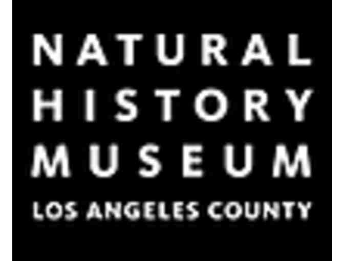 Page Museum or Natural History Museum of Los Angeles County - Four Guest Admission Passes