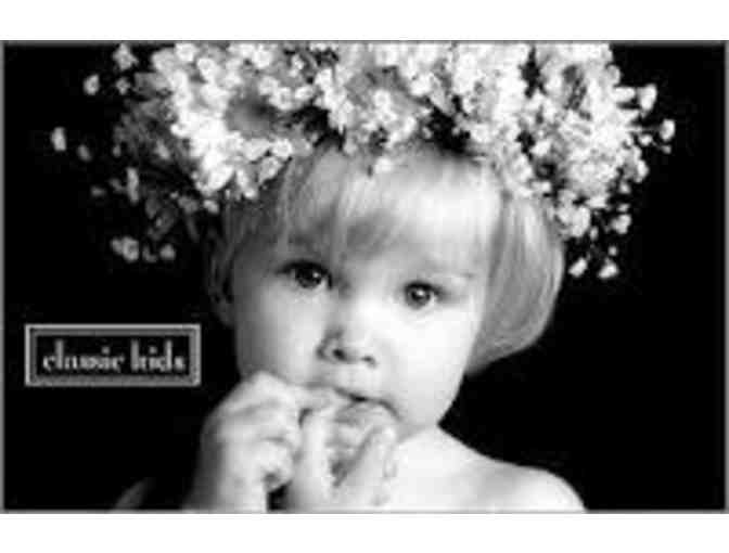 Classic Kids Photography - A Photo Session & one 8 x 10 archival print
