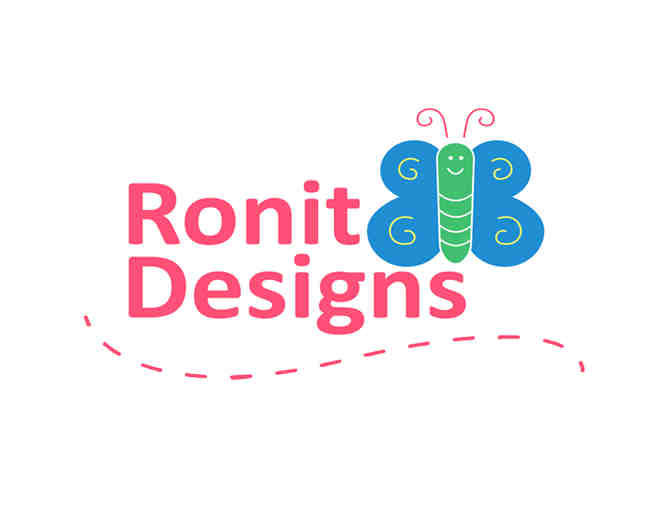 Ronit Designs - 2 pairs of hand painted kids leggings
