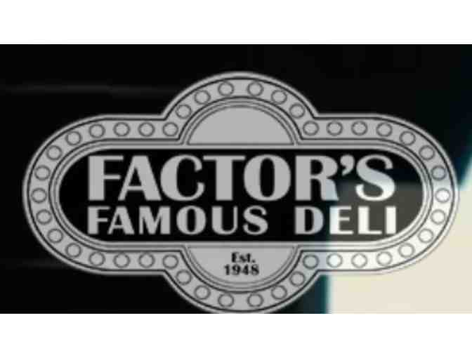 Factor's Deli gift certificate - Photo 1