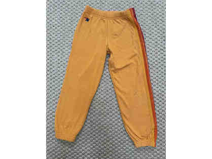 Aviator Nation - Kid's 5 Stripe Sweatpants - Gold (8)