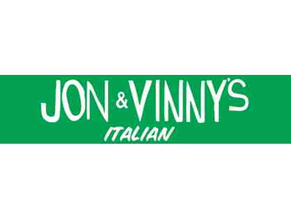 Jon & Vinny's - Gift Card ($100) + T-shirt