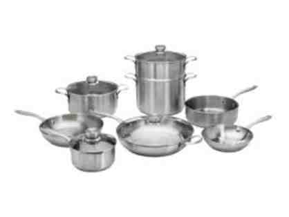 Frigidaire - 12 Pc Stainless Steel Cookware Set
