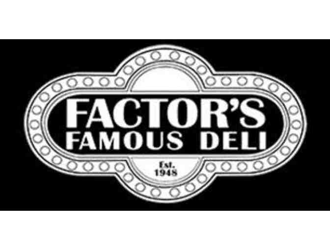 Factor's Deli - Gift Card ($100) + Factor's Canvas Bag - Photo 1