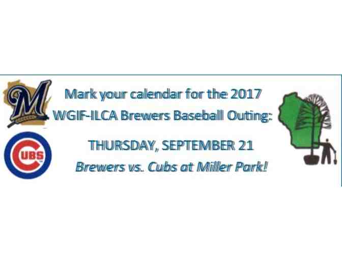 Brewer vs. Cubs Tickets -WGIF-ILCA Night Sept. 21 - Photo 4