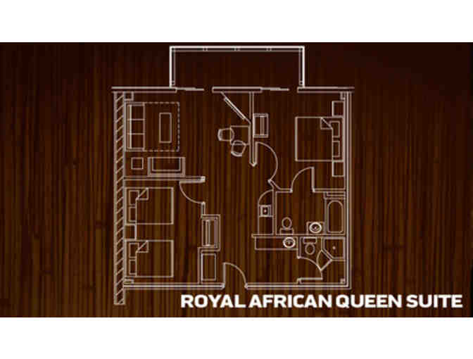 Wisconsin Dells Kalahari |  One night Stay in a Royal African Queen Suite