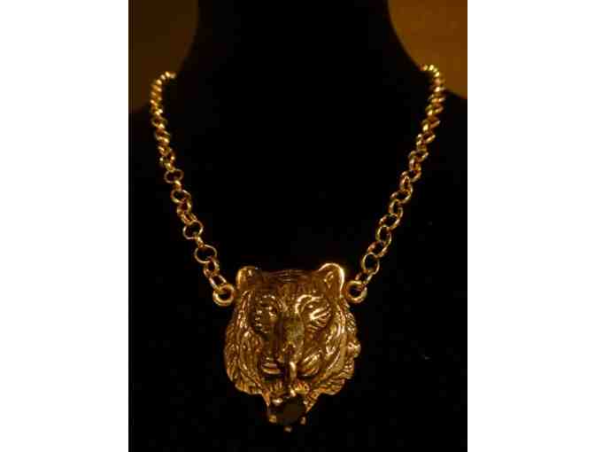 Pierced Tiger Necklace