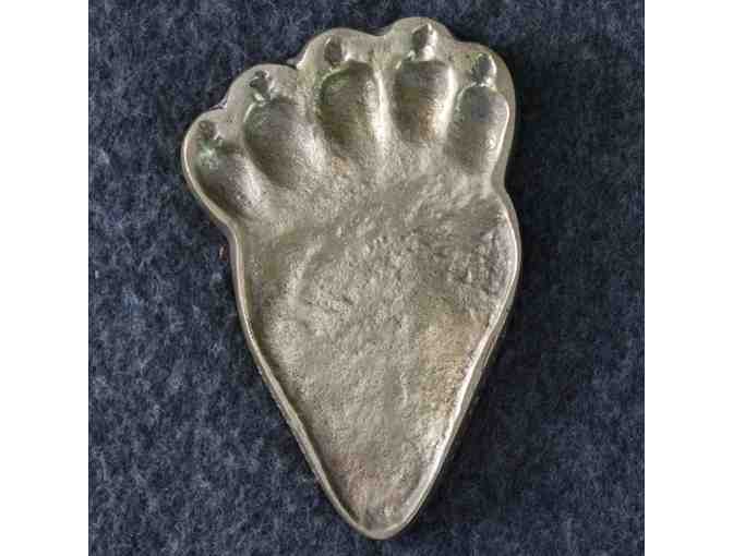 Bear Footprint, in Brass