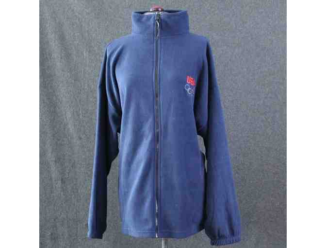 USA Olympic Fleece Jacket - Blue
