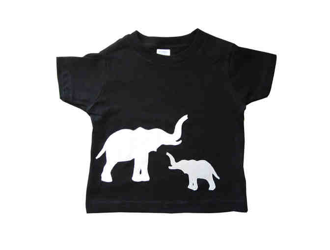 Mother & Baby Elephants - Toddler T Size 4
