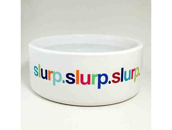 Slurp Slurp Slurp Dog Water Bowl from Pop Doggie