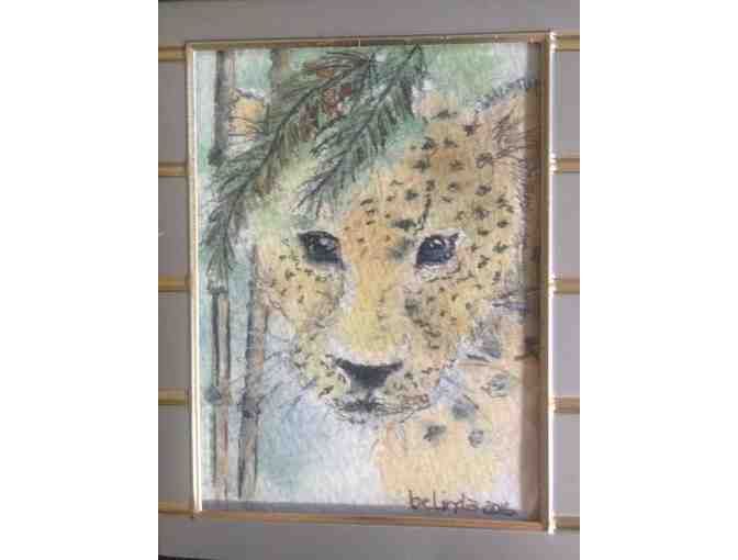 Sweet Leopard Watercolor - by Belinda Stewart