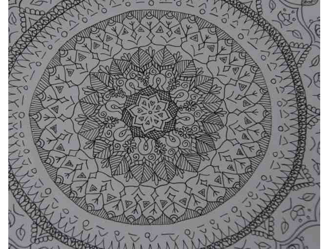 Free-Hand Mandala Drawing by Piper