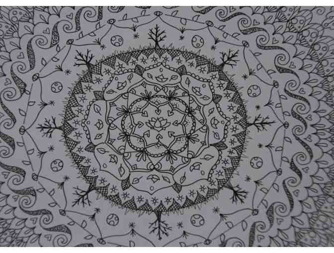 Free-Hand Mandala Drawing by Piper
