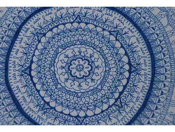 Free-Hand Mandala Drawing by Piper Mathews