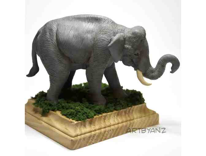 Indian Elephant Sculpture by Ansley McDaniel