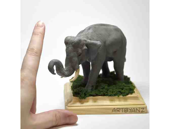 Indian Elephant Sculpture by Ansley McDaniel
