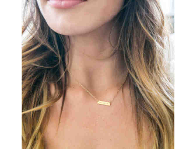 BAE necklace by Katie Dean Jewelry