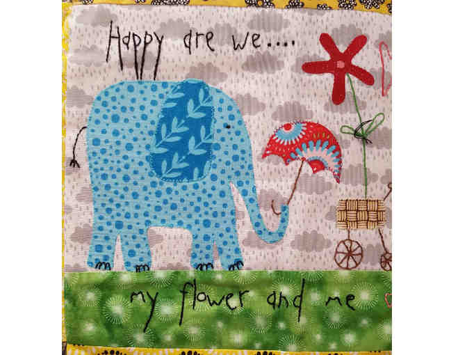 Happy Are We Wall Hanging by Julie Mirdoch