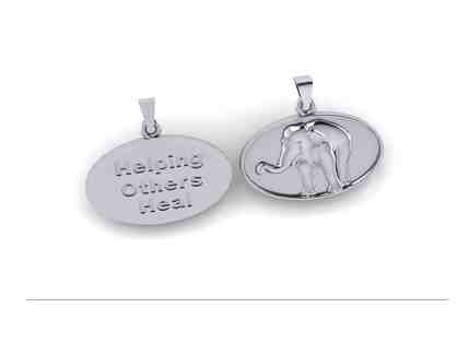 Laxmi Blessed Silver Pendant