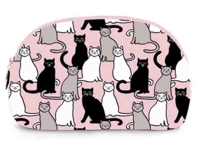 Sitting Cats Tote and Cosmetic Bag