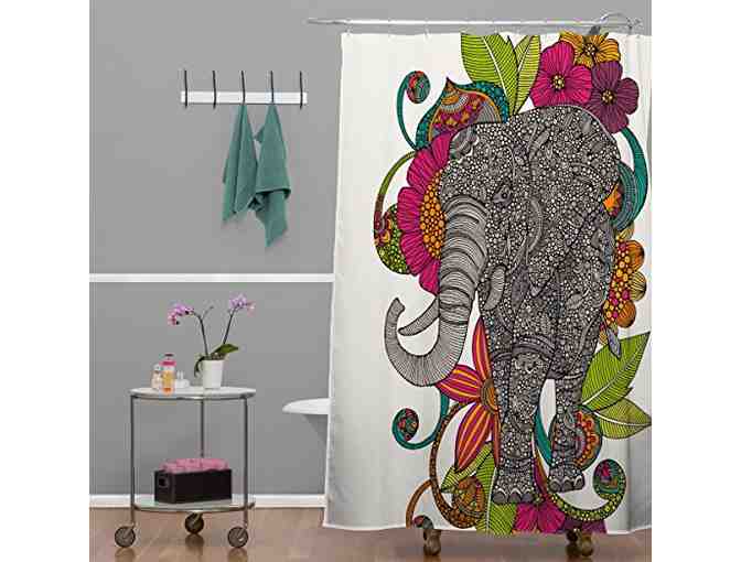 Beautiful Elephant Shower Curtain RUBY