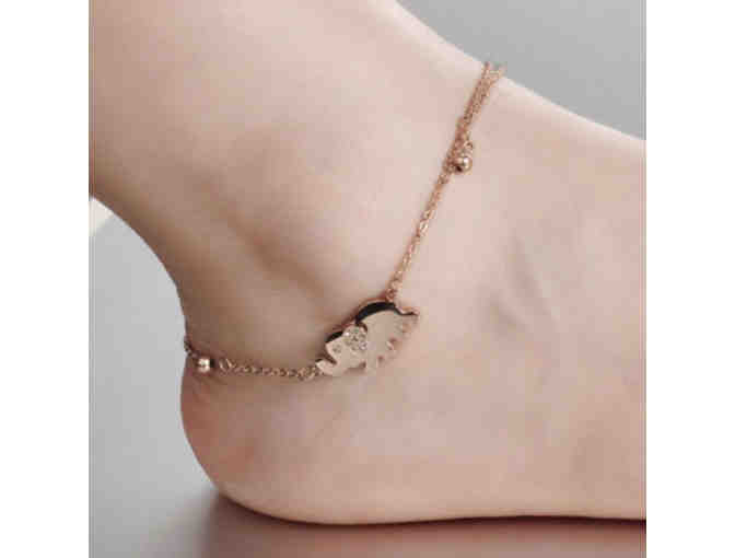Elephant Fashion Bracelet or Anklet 9.5'