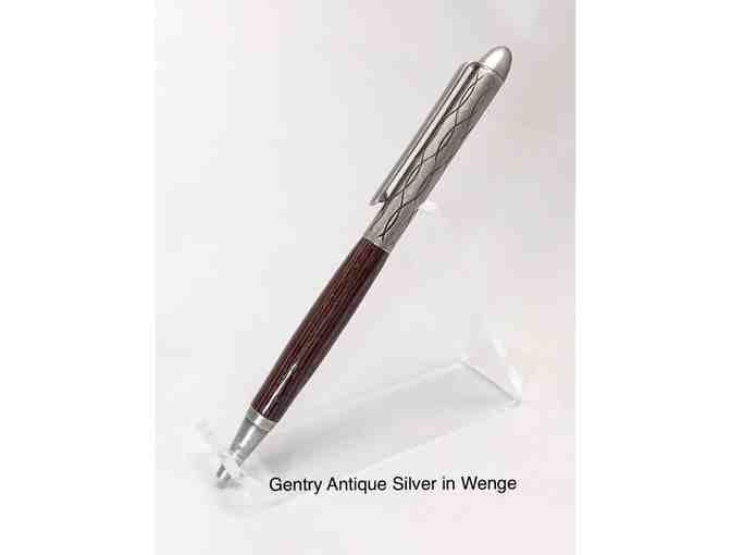 GENTRY Pen in Antique Silver & WENGE Wood