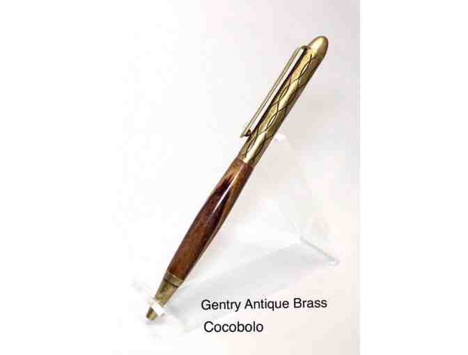 GENTRY PEN in Antique Bronze with COCOBOLO Wood