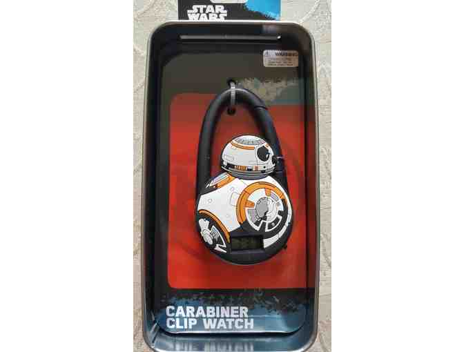 Star Wars BB-8 Carabiner watch clip-on with collectible tin