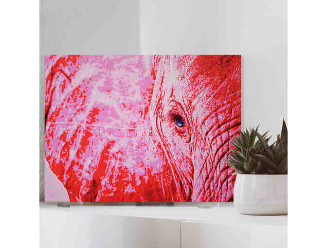 PINK ELEPHANT - hand painted print - limited edition 20 of 48 by Sabrina Rupprecht