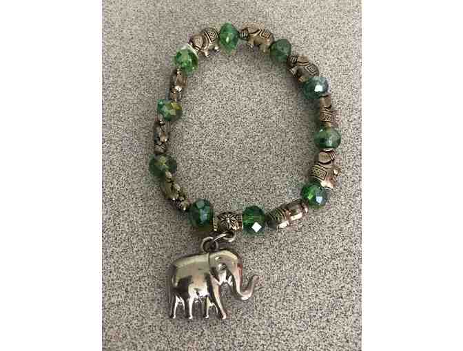 Elephant Themed Purse and Bracelet