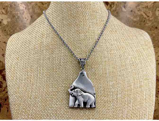 Unique Elephant Necklace from Antique Fork
