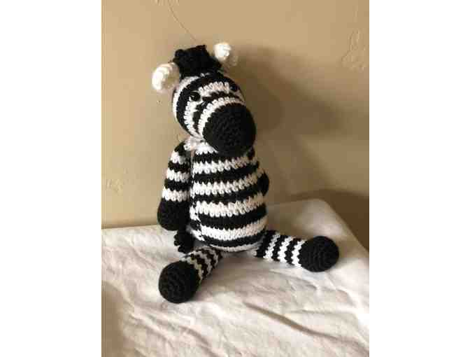 Crocheted Zebra from Patricia Doman