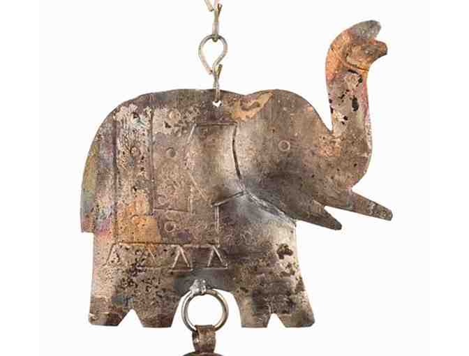 Metal Elephant Bell Chime