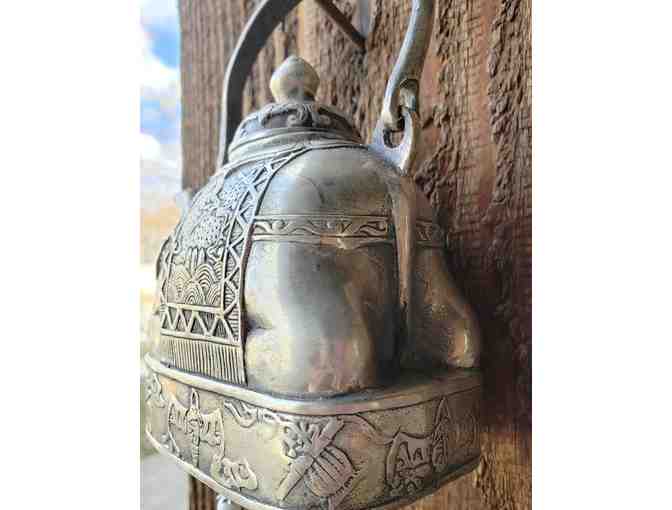 Artisan Elephant Chime from Upcycled Teapot