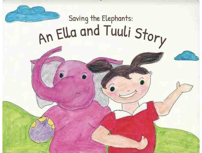 Adorable Stuffed Ellie and Elephant Story Book