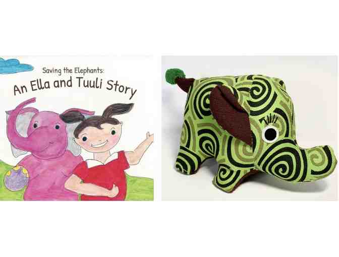 Adorable Stuffed Ellie and Elephant Story Book