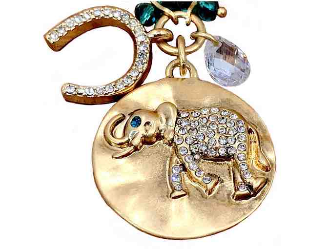 Beautiful Lonna and Lilly Long Elephant Necklace