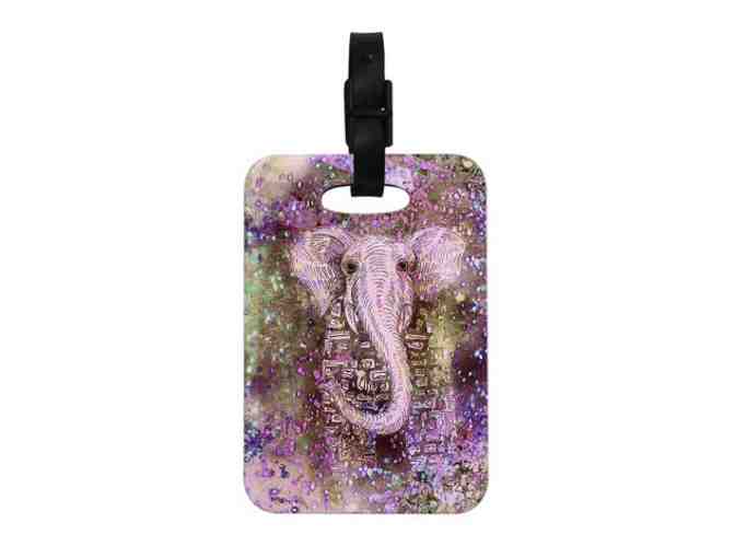 8 Elephant Art Cards, Carved Wooden Ornament and 3 Luggage Tags - Photo 11