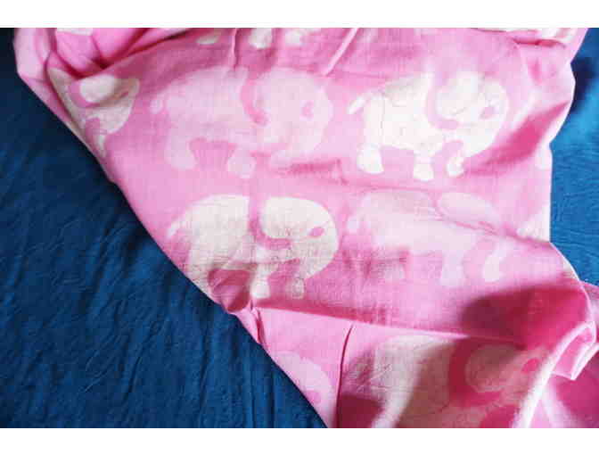 Pink Elephant Scarf