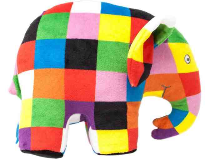 Elmer the Elephant Soft Toy and Book by Bizzybods Boutique