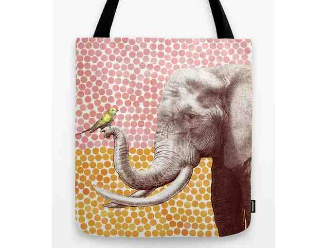 Art on Premium Tote: NEW FREND (16 inches)