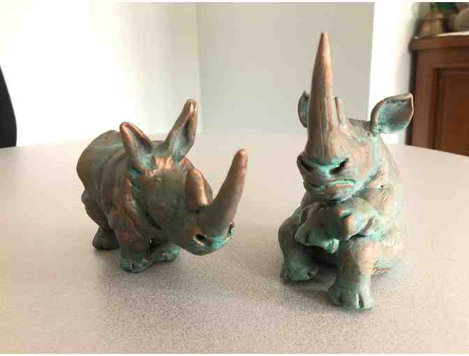 Brent Hale Creations Rhino Figurines