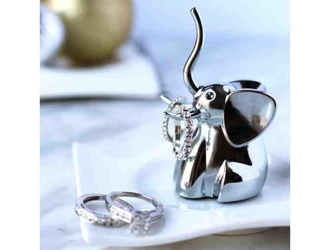2 Decorative Umbra Ring Holders, 4 Ellie Zipper Pulls and Ellie Earrings - Photo 6