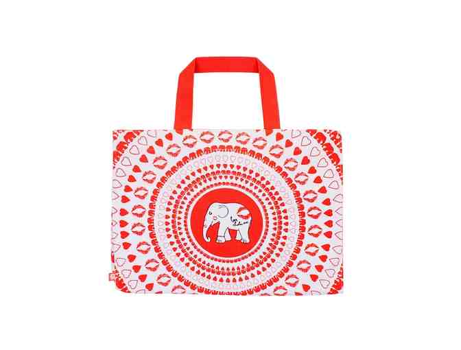 An Elephant Parade: Large Cotton Tote (Funds Conservation)