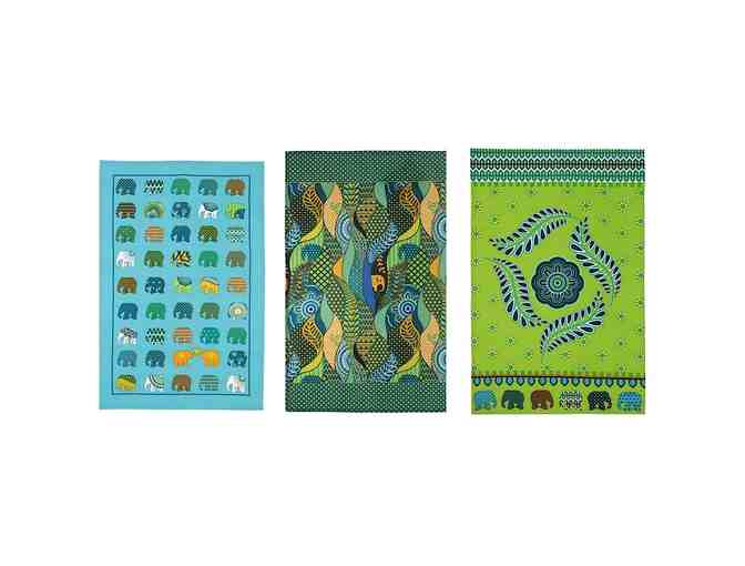 3 Tea Towels from An Elephant Parade (Funds Conservation)