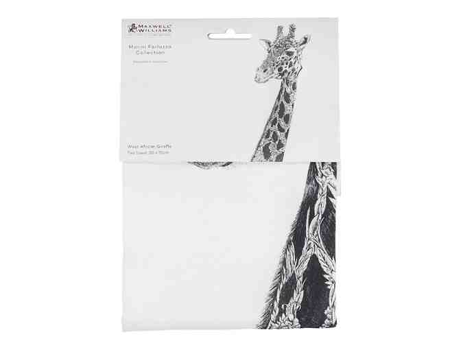2 Tea Towels with Giraffe and Lion by Nathan Ferlazzo (funds conservation)