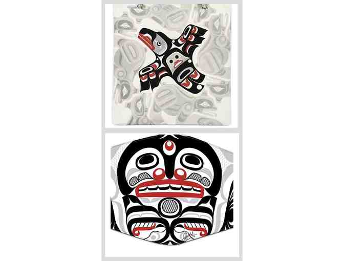 2 Indigenous Art Items: Eco-Tote and Mask